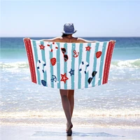 microfiber beach towel ocean element childrens sunscreen shawl