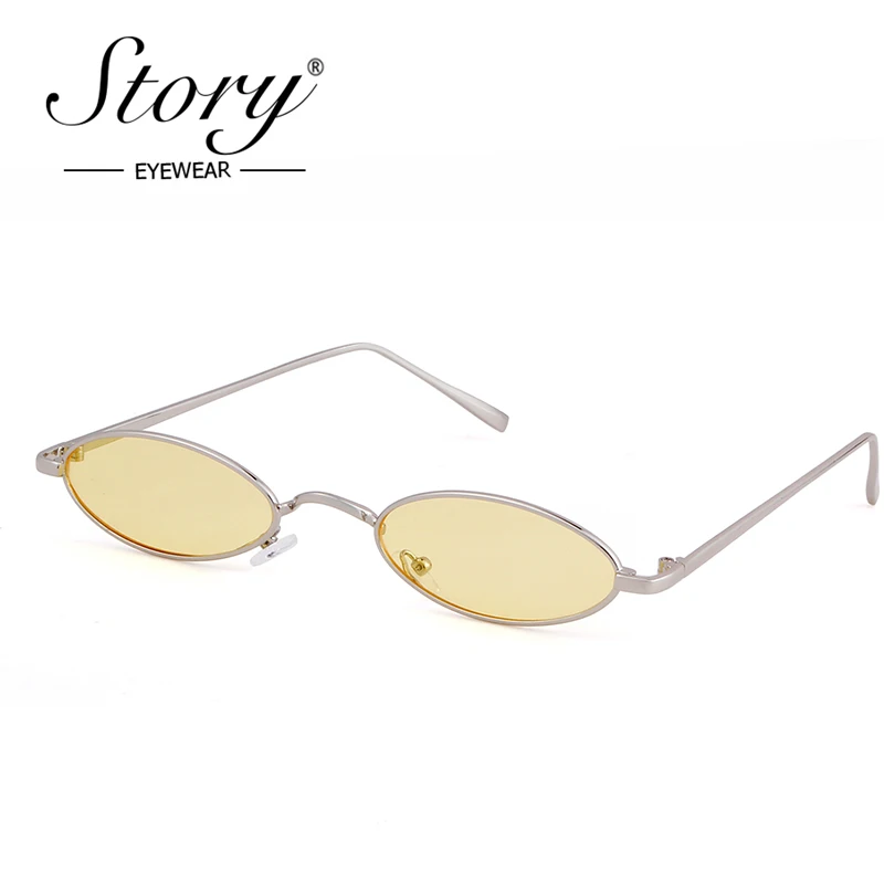 Очки солнцезащитные овальные в стиле ретро для мужчин и женщин винтажные