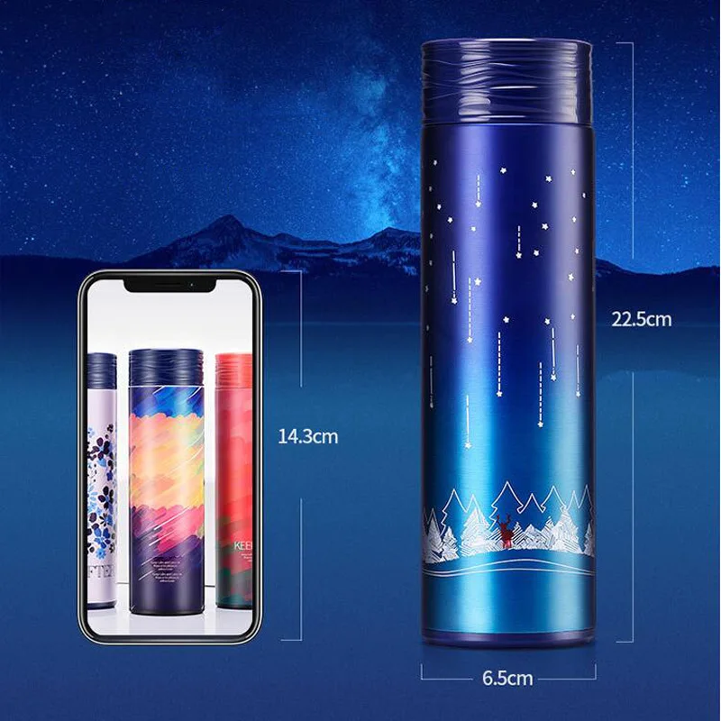 Термос из нержавеющей стали с двойными стенками 450 мл|Вакуумные фляги и термосы| |