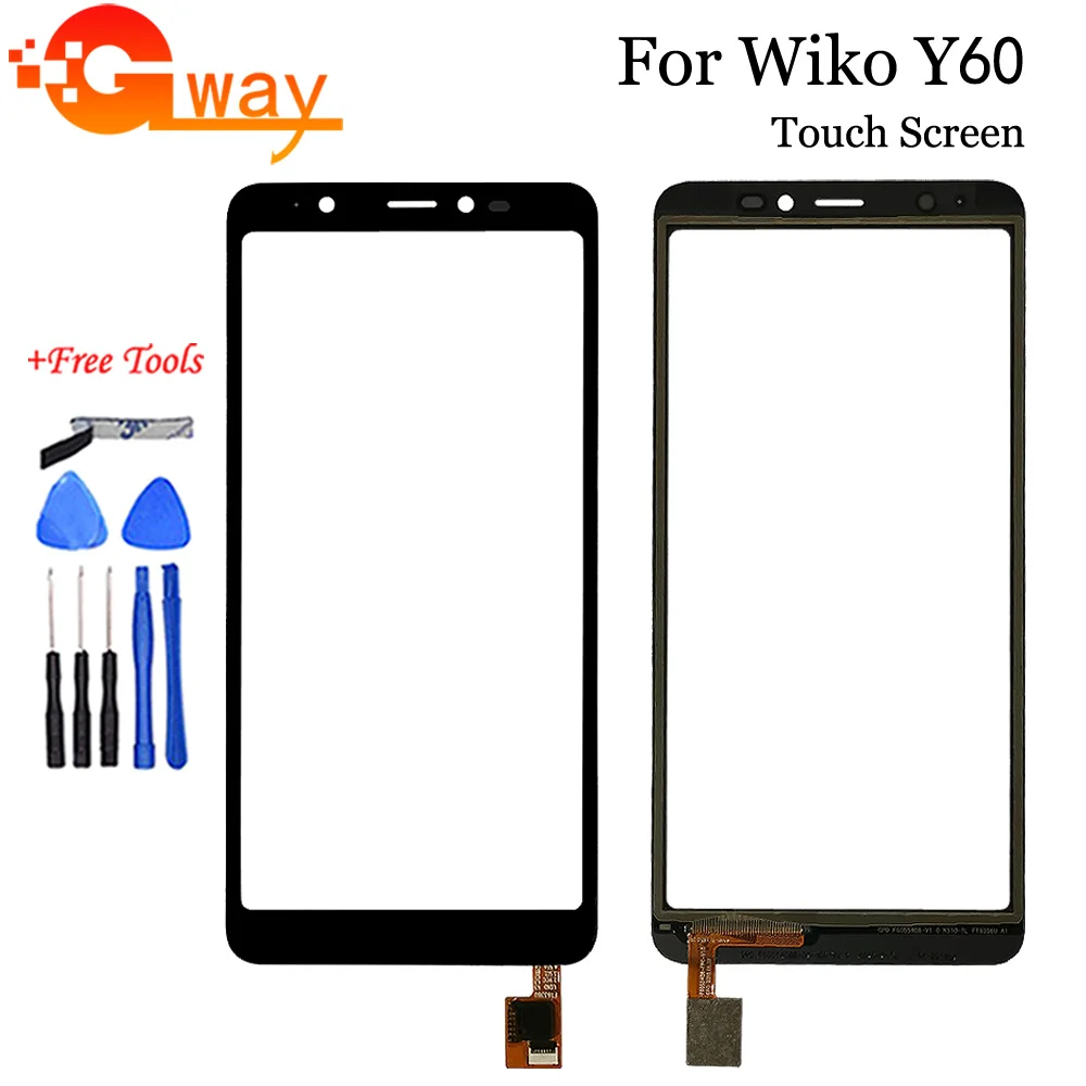 

5.45" For Wiko Y60 Touch Panel Touch Screen Digitizer Sensor Phone Replacement Touch Glass Lens+Tools