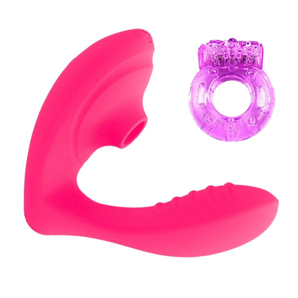 Вибратор для сосания 10 Скоростей Вибрационный оральный секс Стимуляция клитора