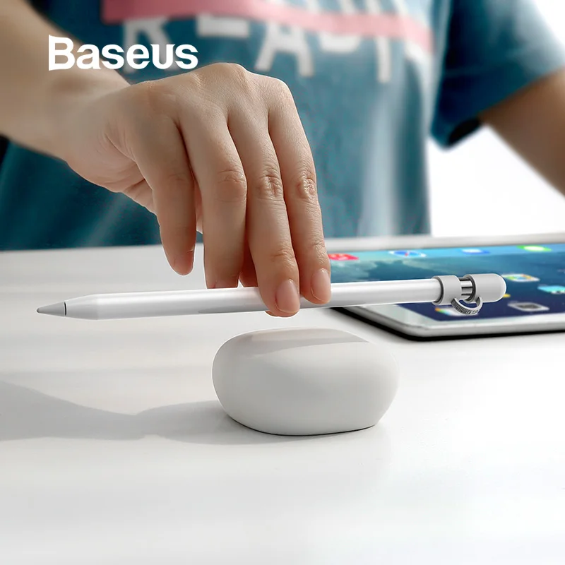 Baseus для рабочего стола для Apple Pencil, волшебная палочка, мягкий силиконовый чехол, защита от потери, держатель для iPad Pro Pencil Touch Pen