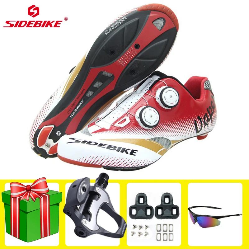

Sidebike Riding Cycling Shoes Sapatilha Ciclismo Men Sneakers Road Bike Carbon Fiber Self-Locking Cycle Zapatillas Bicicleta