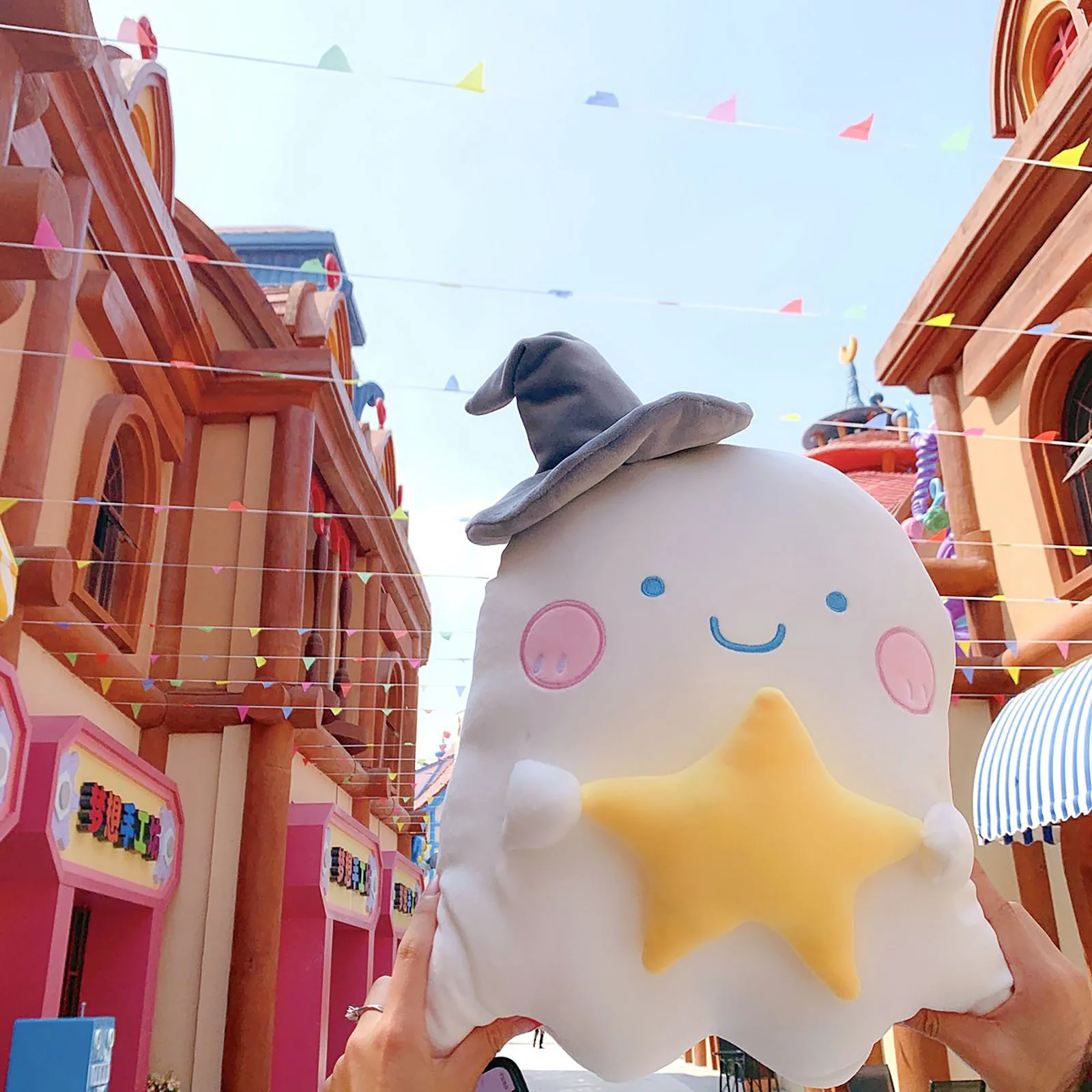 

New 2021 High Quality Down Cotton Little Ghost Star Pillow Cute Valentine's Day Gift Plush Toy Home & Garden Accessories