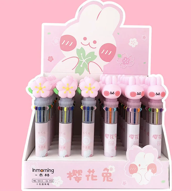 

Ручка Шариковая 24 шт./лот, 10 цветов