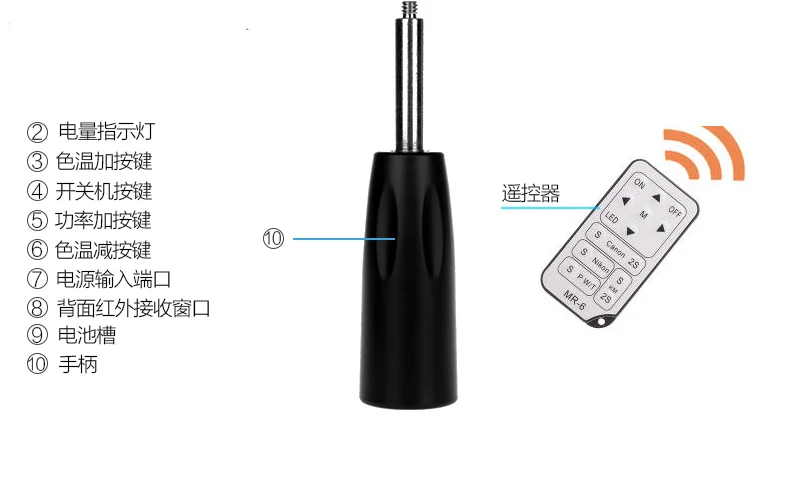 KM-240 240L 3200 k-5600 K светодиодный светильник для камеры с аккумулятором для Canon Nikon