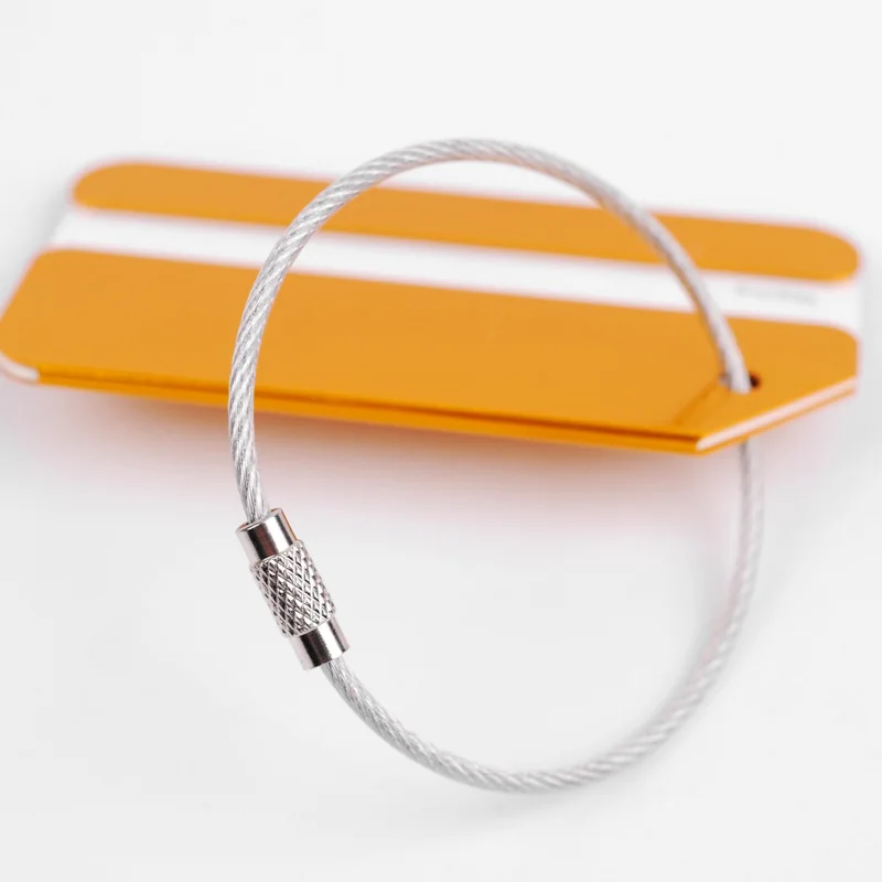 

Baggage Boarding Tags Aluminium Alloy Luggage Tags Suitcase ID Address Name Label Holder Portable Travel Accessories Simple Tags