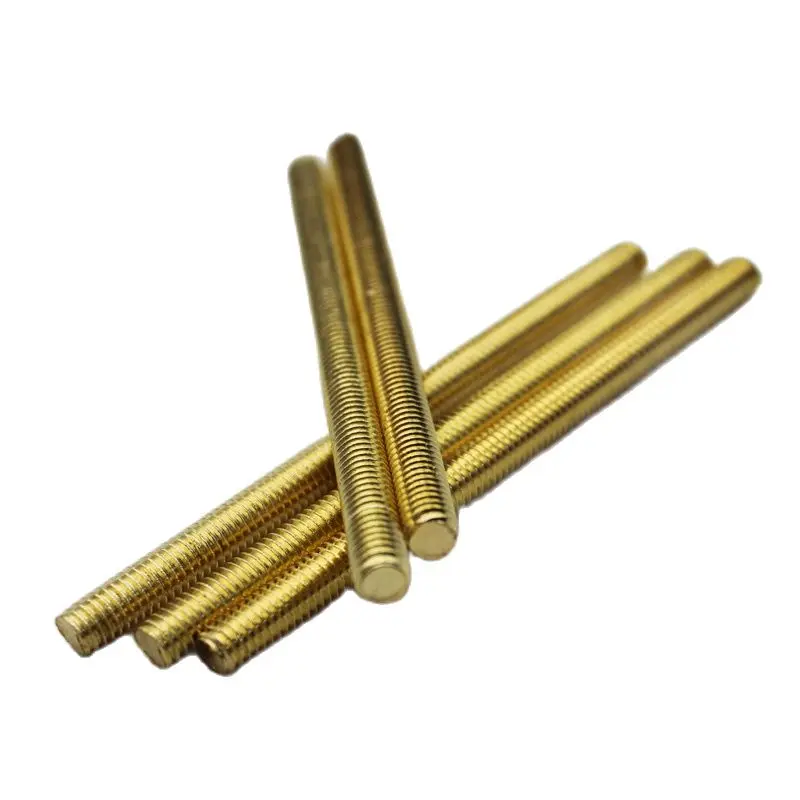 

3PCS M10 Brass Allthread Studding Bar Metric Rods Fasteners 20mm to 500mm