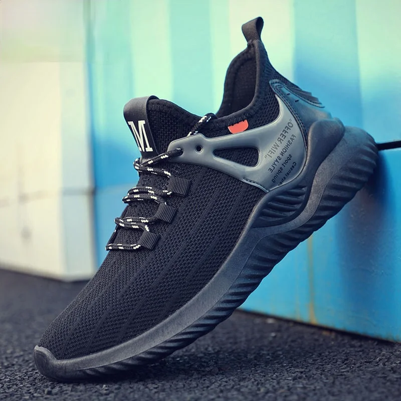 

Fashion Men's Shoes Portable Breathable Running Shoes new Large Size Sneakers Comfortable Walking Jogging Casual Shoes