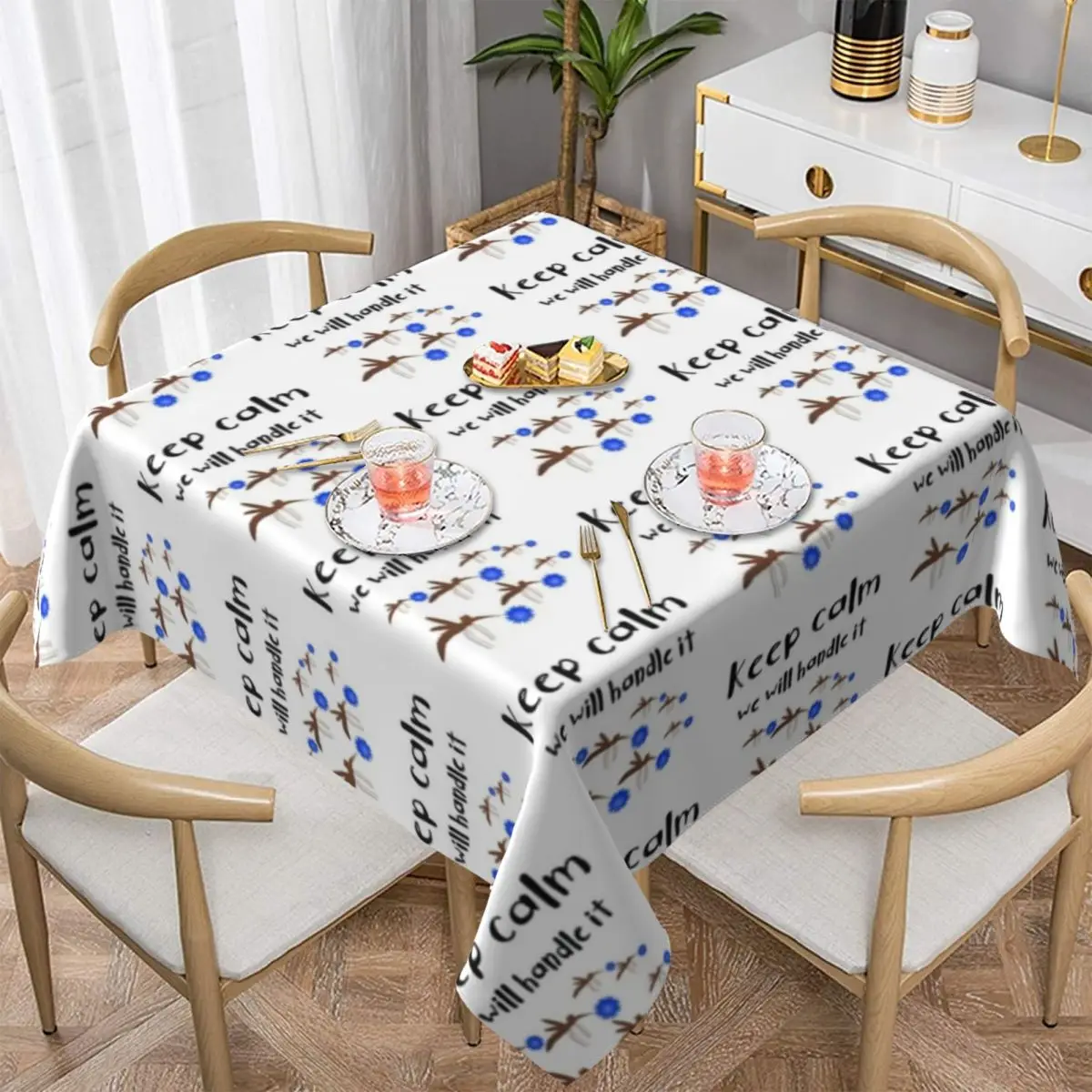 

Mosquito Tablecloth Printed Protector Table Cover Polyester Desk Cheap Decorative Table Cloth