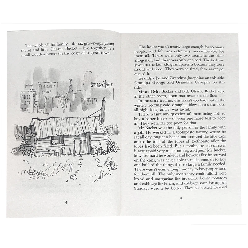 16 книг/набор коллекция Roald Dahl Детская литература английская картина новая