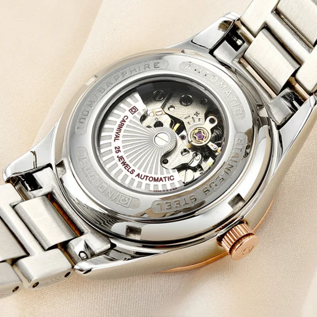 Women's Watches Rhinestone Fashion Women Wrist Watch Luxury Automatic Mechanical Ladies Watch Women Bracelet Reloj Mujer Clock 5