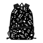 Рюкзак для девочек с музыкальными нотами, школьная сумка для начальной школы, сумка для книг с карманом, рюкзак для детей, женская сумка, рюкзак