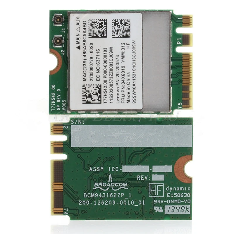

Bluetooth 4.0 Wireless Dual-band WIFI Card for Lenovo G50-30 45 70 70M Z50-70-75 Drop Shipping