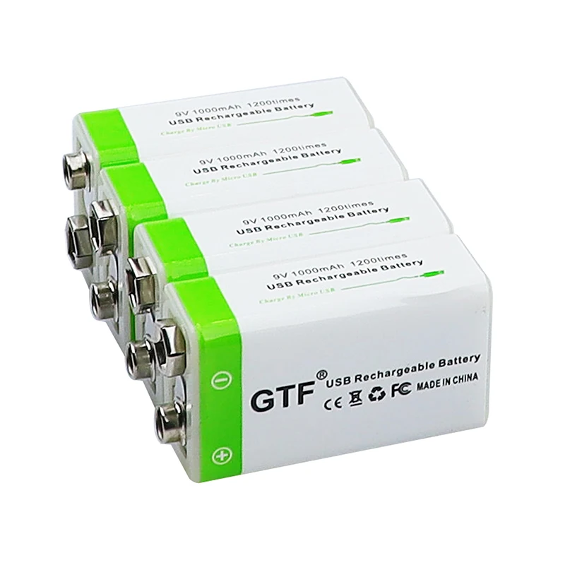 GTF новый 9 в 1000 мАч USB зарядка аккумулятор литий-ионный Micro для мультиметра