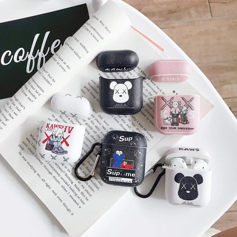 Новый Модный чехол Airpods 1/2 противоударный защитный для Apple беспроводная bluetooth