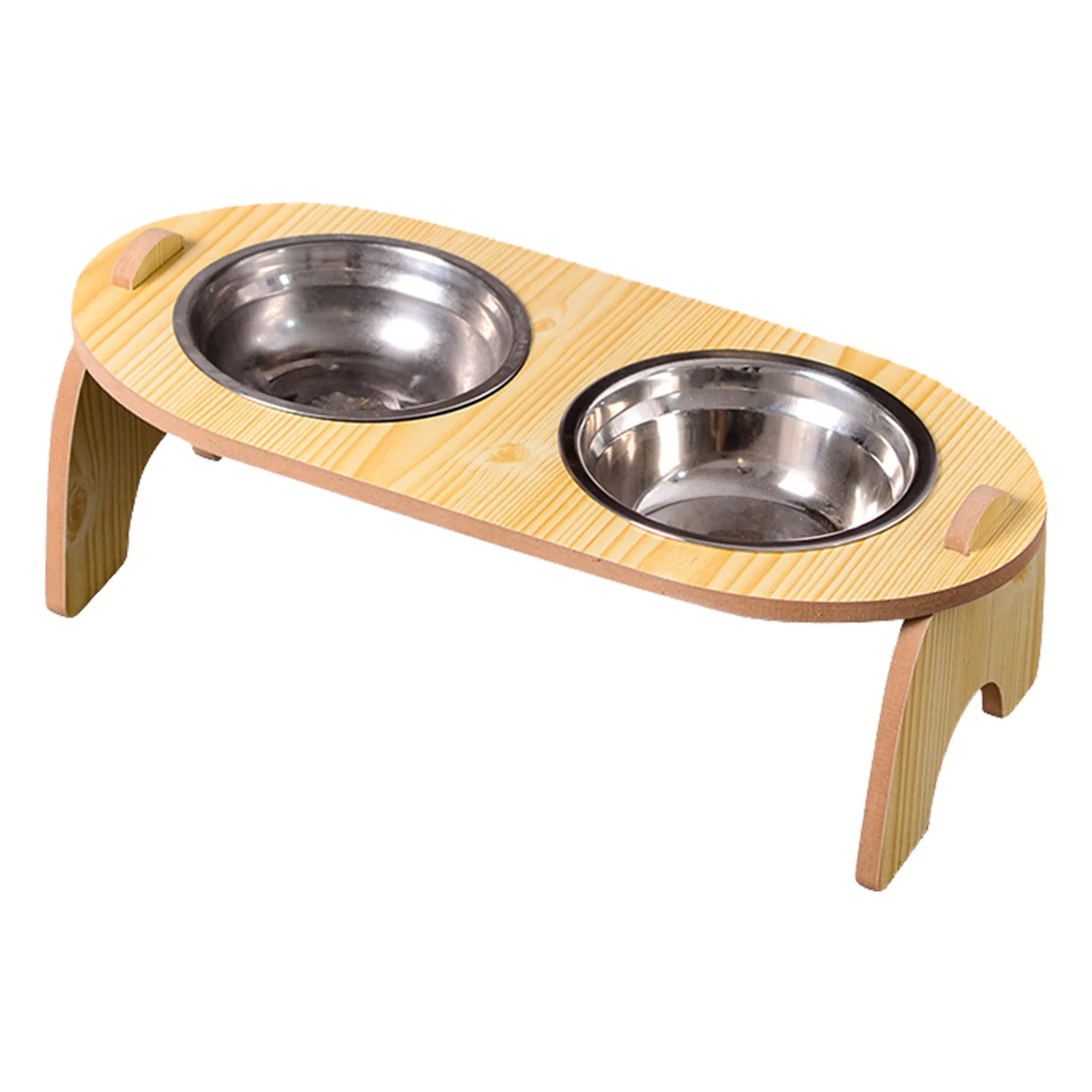 

Non-slip Cat Bowls Double Pet Bowls With Raised Stand Pet Food And Water Bowls For Cats Dogs Feeders Pet Products Cat Bowl