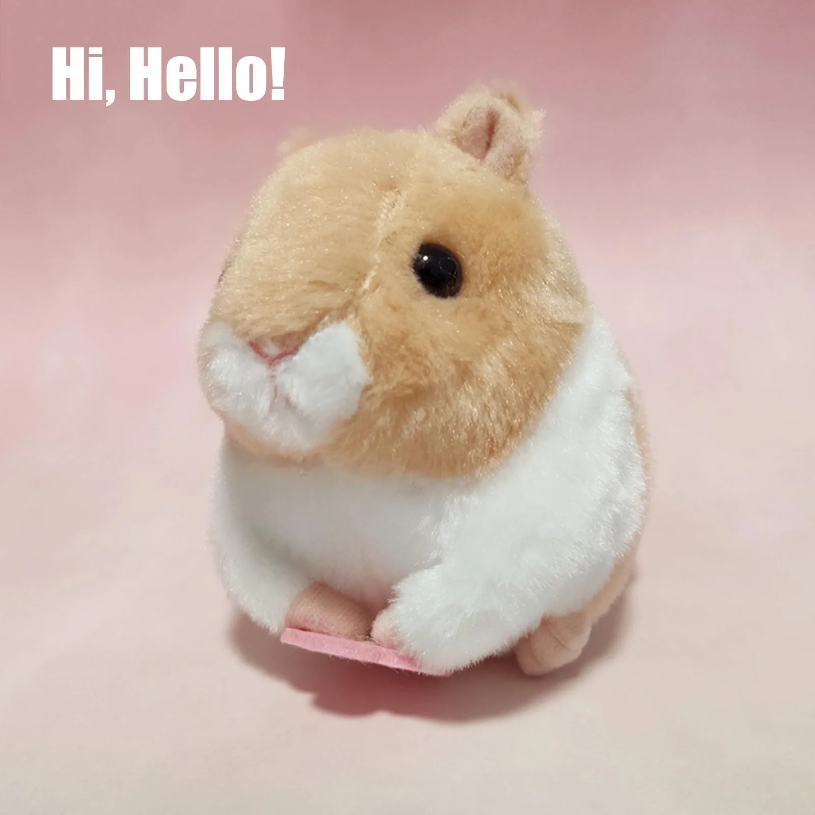 

2021 Hamster Simulation Plush Toy Drawstring Wagging Tail Toy Pull Back Wind Up Toys Creative Cute Plush Dolls Birthday Gift