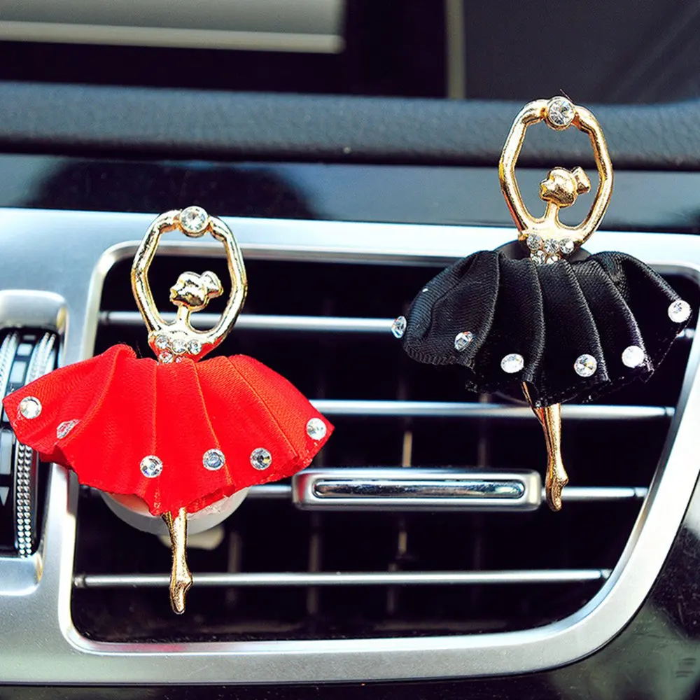 

Air Freshener In The Car Perfumes Auto Flavoring for Car Ballet Girl Air Freshener Smell Styling Decoration Air Vent Accessories