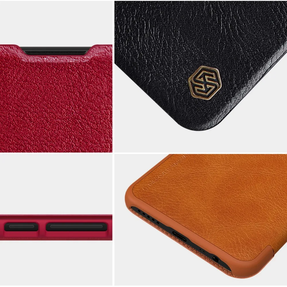 Flip Cover For Xiaomi Redmi 8 Case Original NILLKIN QIN Leather Cover For Xiaomi Redmi 8 Case with Card Pocket Book Bags