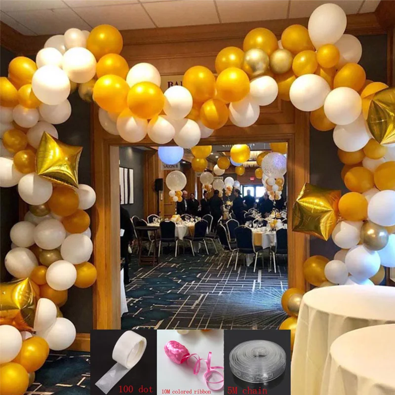 Гирлянда для воздушных шаров сделай сам 154 шт. | Дом и сад