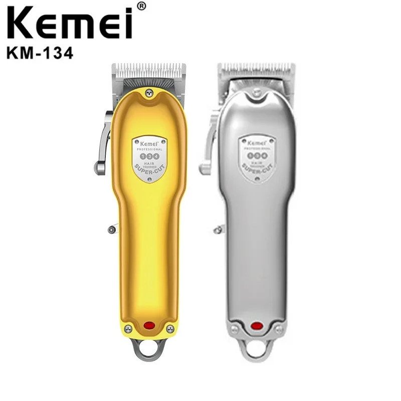 Триммер для волос Kemei профессиональная машинка стрижки перезаряжаемая бороды