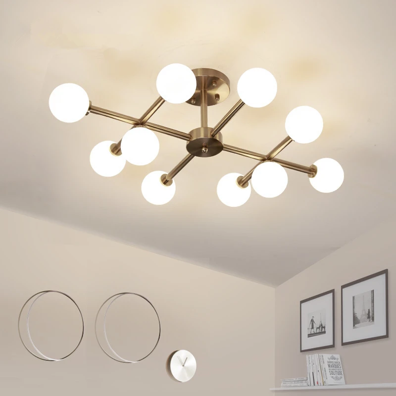 TRAZOS светодиодный потолочный светильник лампа в скандинавском стиле для гостиной