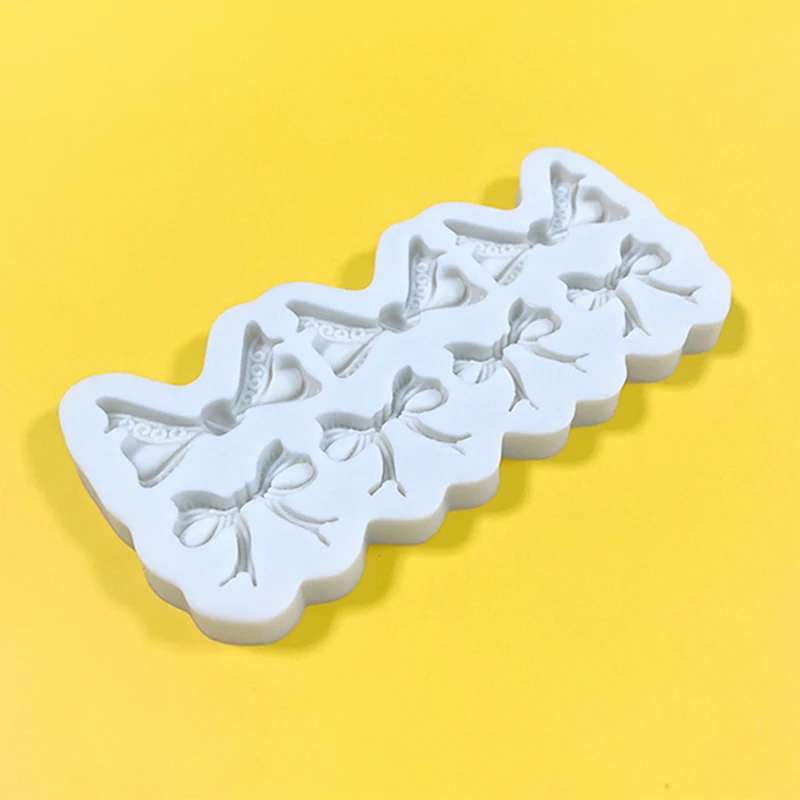 Мини бант силиконовый желе Шоколад Антивандальная форма лук конфеты технология