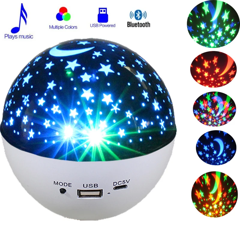 Smart Star projector Night Light For Children Kids Bedroom Decor Projector Rotating Nursery LED Baby Lam HOME | Освещение