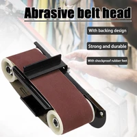 table polisher head with abrasive belt metal multifunctional professional polishing machine sand belt for woodworking diy
