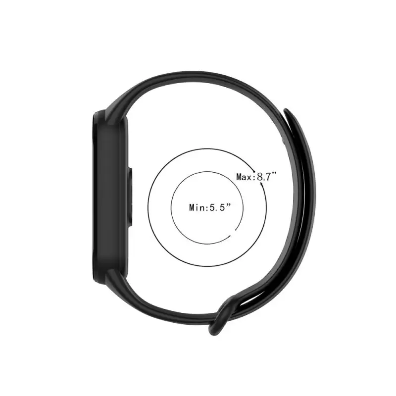

Watch Strap For Xiaomi Mi Band 5 Smart Bracelet Silicone Wrist Replacement Wristband Strap For Xiaomi Mi Band 5