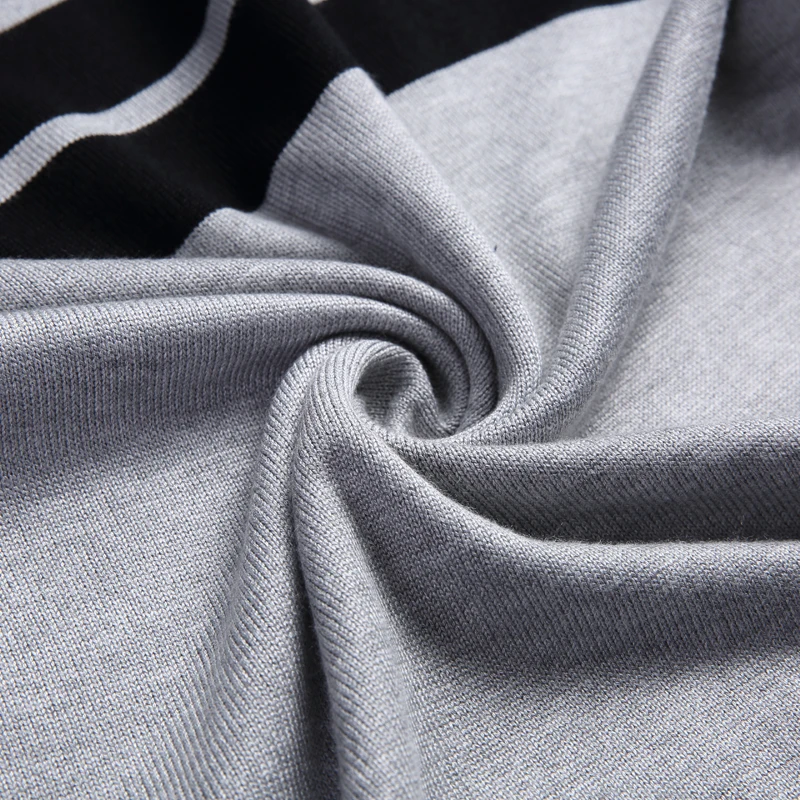 2021 дизайнерский пуловер полосатый мужской свитер тонкий трикотажный Мужская