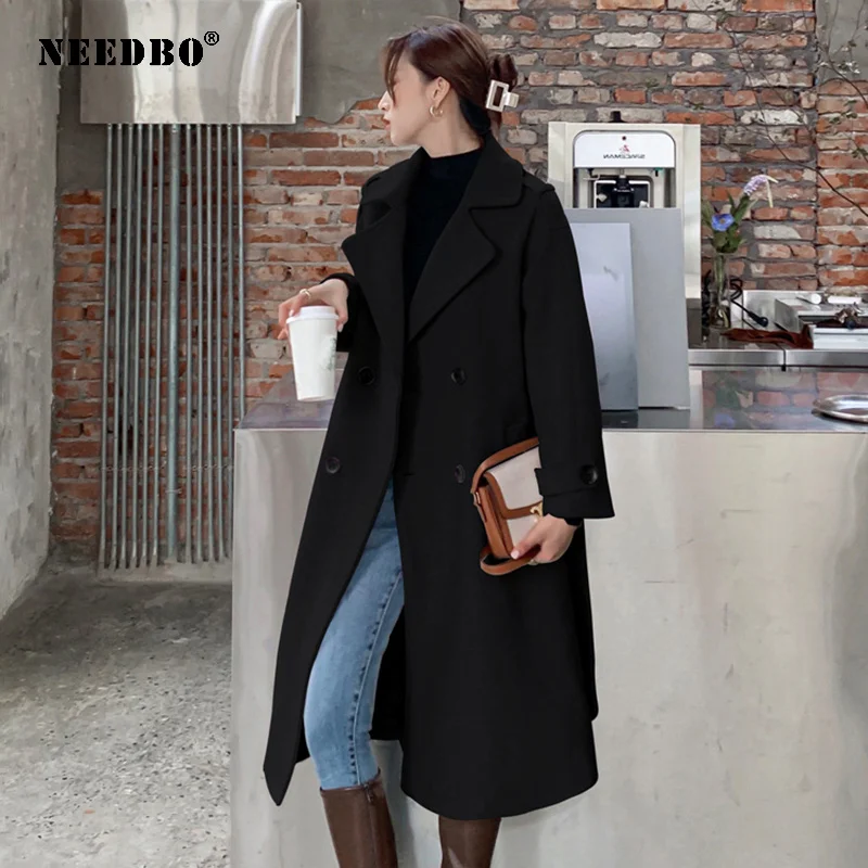 NEEDBO Faux Fur Coat Women Jacket Long Streetwear Wool Warm Teddy Jacket Coat Oversize 2020 Outerwear Soft Fluffy Jacket Women