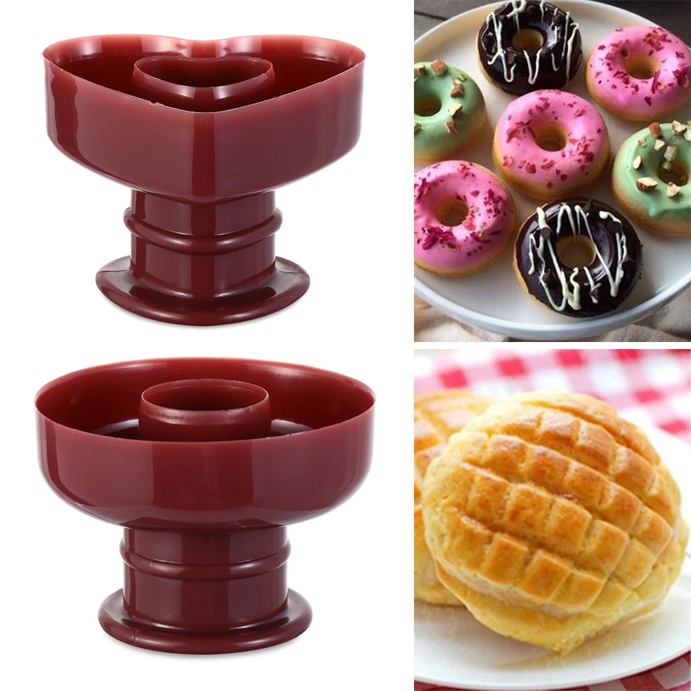 

1PC Doughnut Cake Mold Bread Toast Home Party Desserts Cutter Fondant Cutting DIY Donut Mould Pastry Dough Process Tools