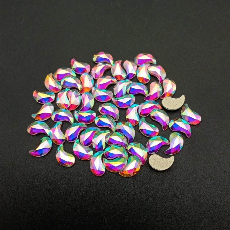 

YL Comma 1440Pcs/packs Nail Art Decoration Customizable Color/Size Shape Crystal Rhinestone for Nail Diamond Stone Strass Glass