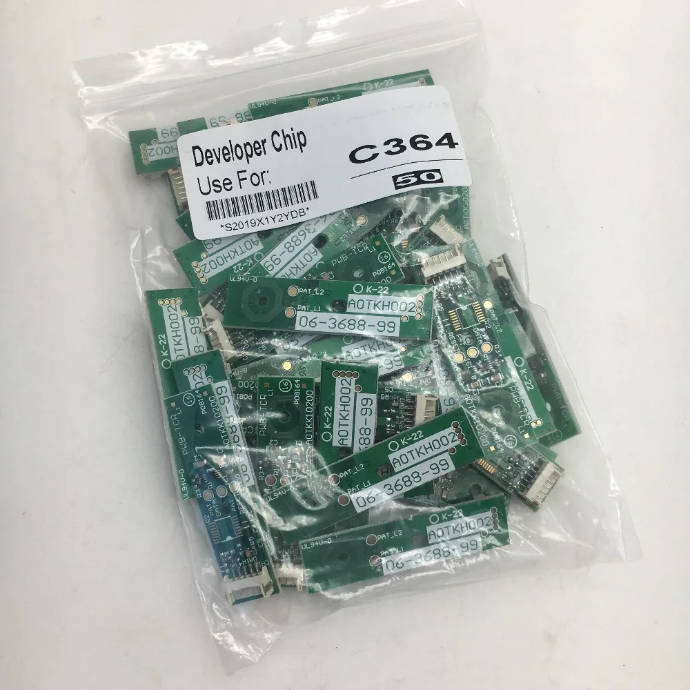 1 компл. = 4 шт. Универсальный разработчик чип Resetter DV-512 для Konica Minolta Bizhub C224 C284 C364 C454 C554 части копира
