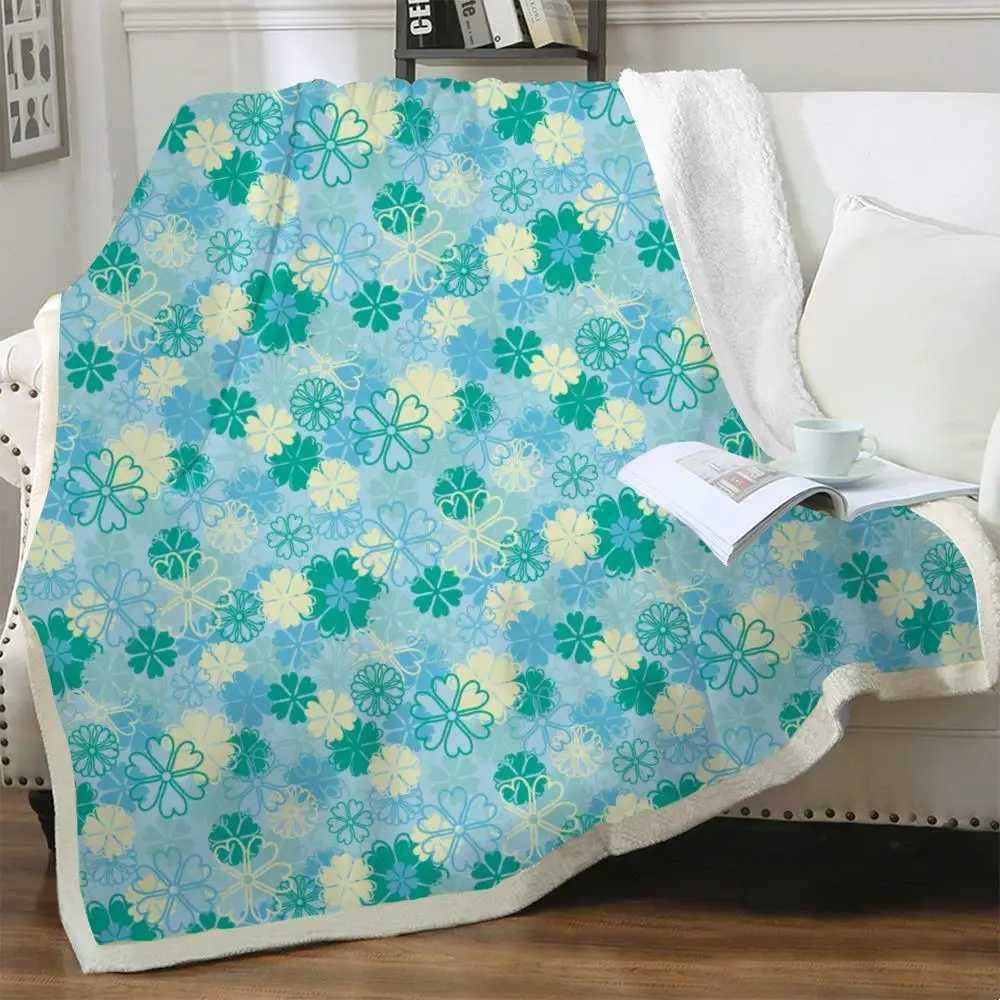 

Новое покрывало для кровати NKNK одеяла с цветами, плюшевое покрывало в стиле Харадзюку, уличное тонкое покрывало, одеяло из шерпы, премиум-кл...