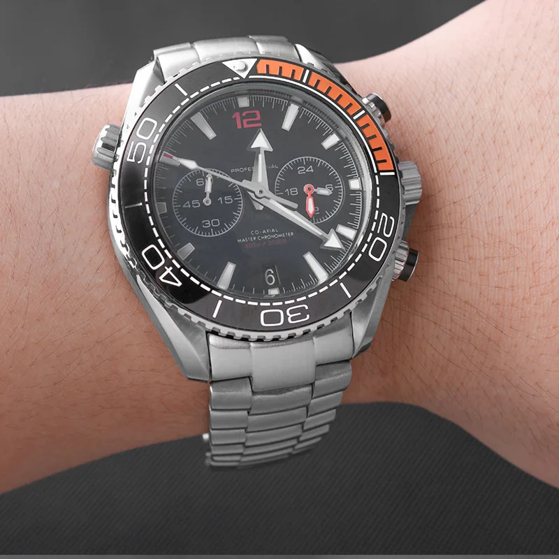 

Chain 20 22MM Watch Accessories Band for OMEGA Speed Master 007 Watch Bracelet Solid Stainless Steel Wrist Watch Strap Watch