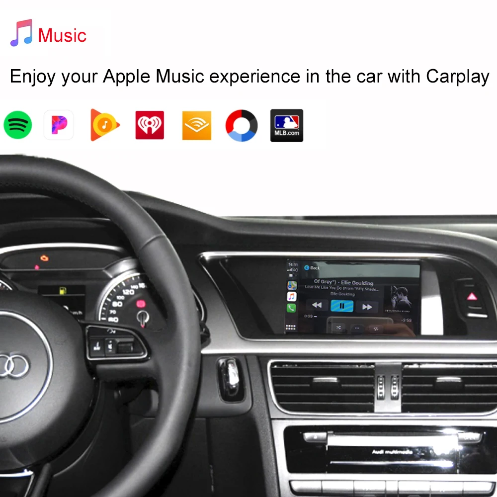 Беспроводной автомобильный интерфейс CarPlay Android для Audi A4 A5 2009-2015 с функцией Mirror Link
