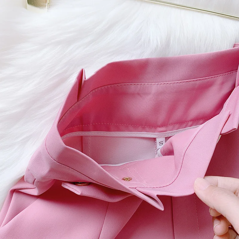 Корейский короткий дизайн белый костюм шорты для женщин 2022 весенние модные