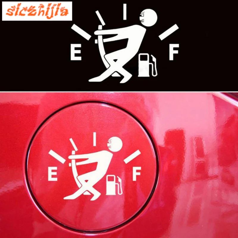 Забавные светоотражающие автомобильные наклейки на топливный бак для Porsche Cayenne