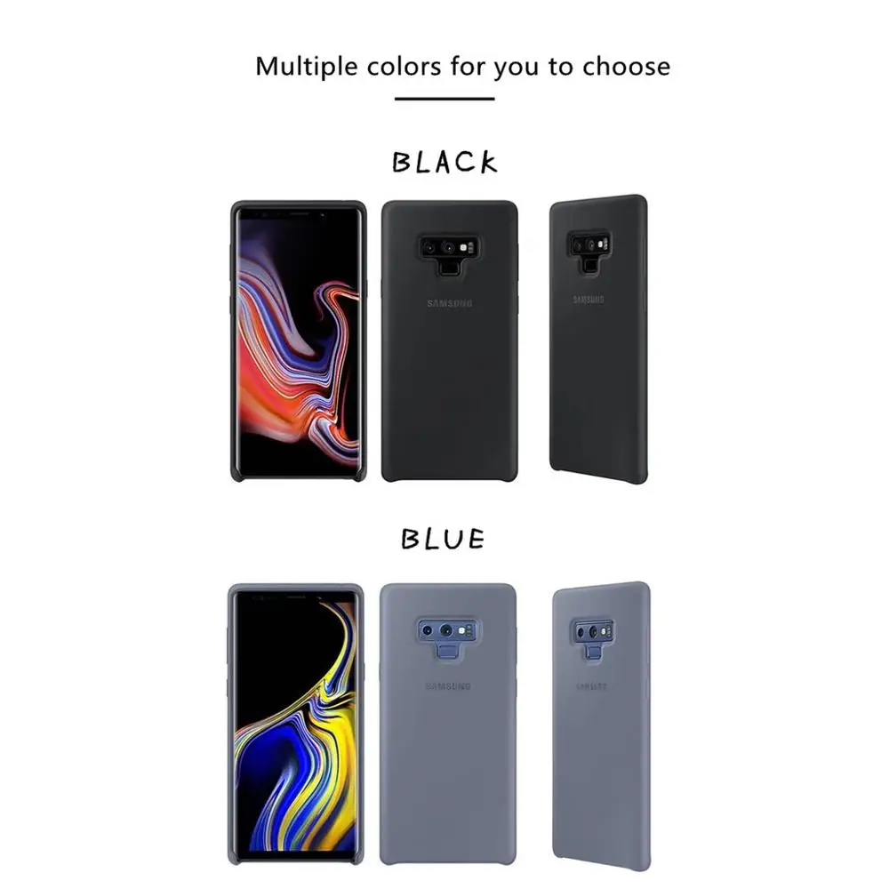 Оригинальный оригинальный силиконовый чехол для Samsung Galaxy Note 9 N960