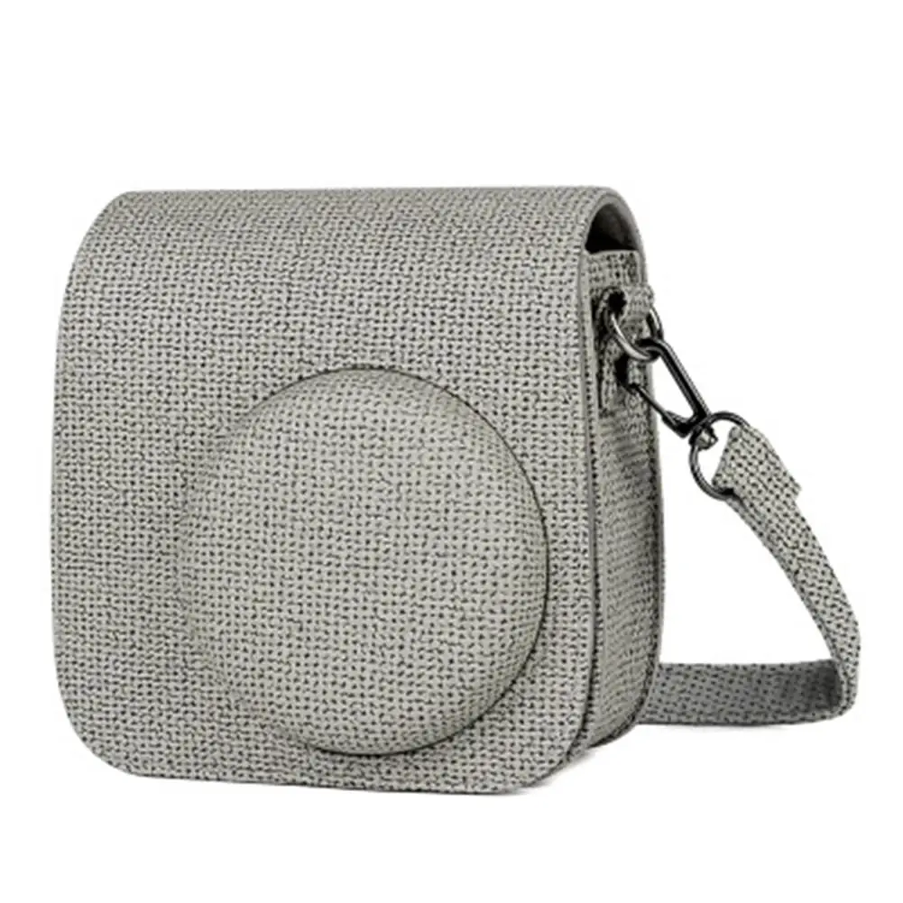 Ретро Тканые чехлы из искусственной кожи чехол для камеры Polaroid Mini8/8 +/9 Fujifilm Instax Mini