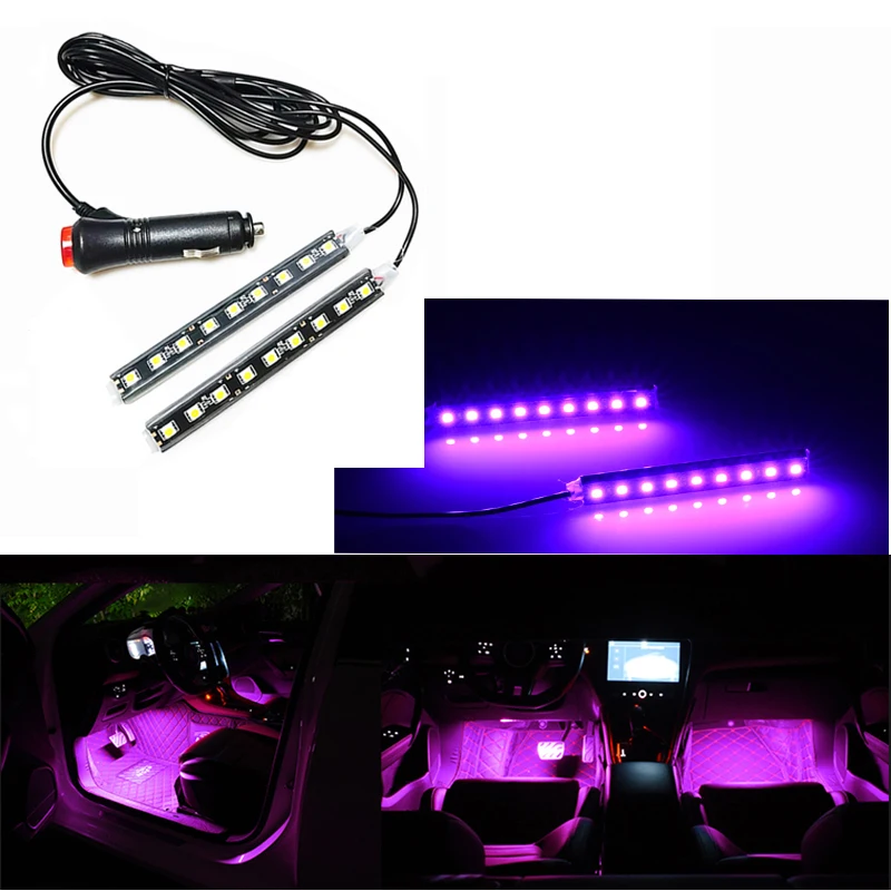 Car interior LED foot sole dec	