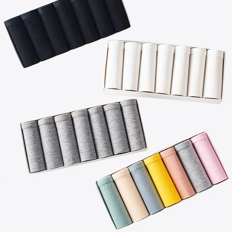 Нижнее белье женское хлопковое пикантное нижнее для девушек шорты Роскошные 7