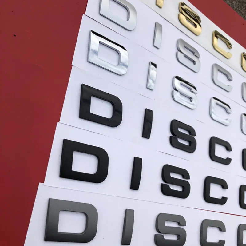 DIY буквы Эмблема для машины украшеющие КАПОТ задний багажник Стикеры обнаружения