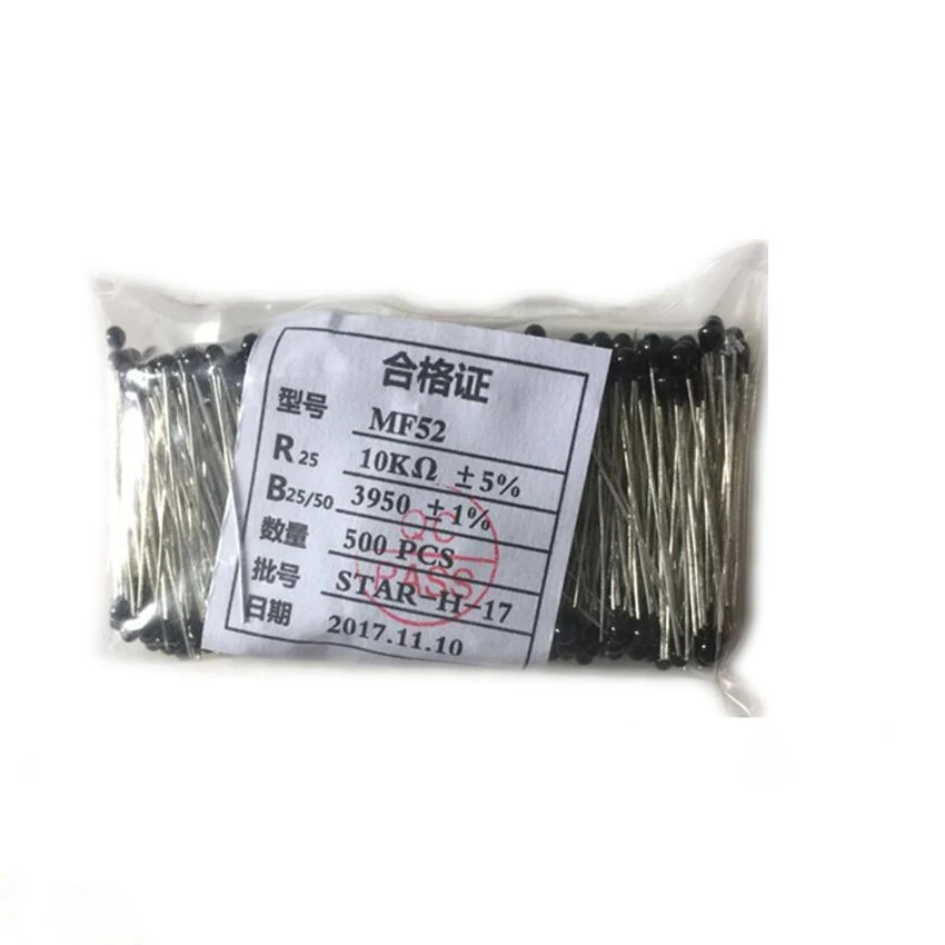 20pcs MF52AT MF52 B 3950 NTC Thermistor Thermal Resistor 5% 1K 2K 3K 4.7K 5K 10K 20K 47K 50K 100K temperature sensor | Электронные