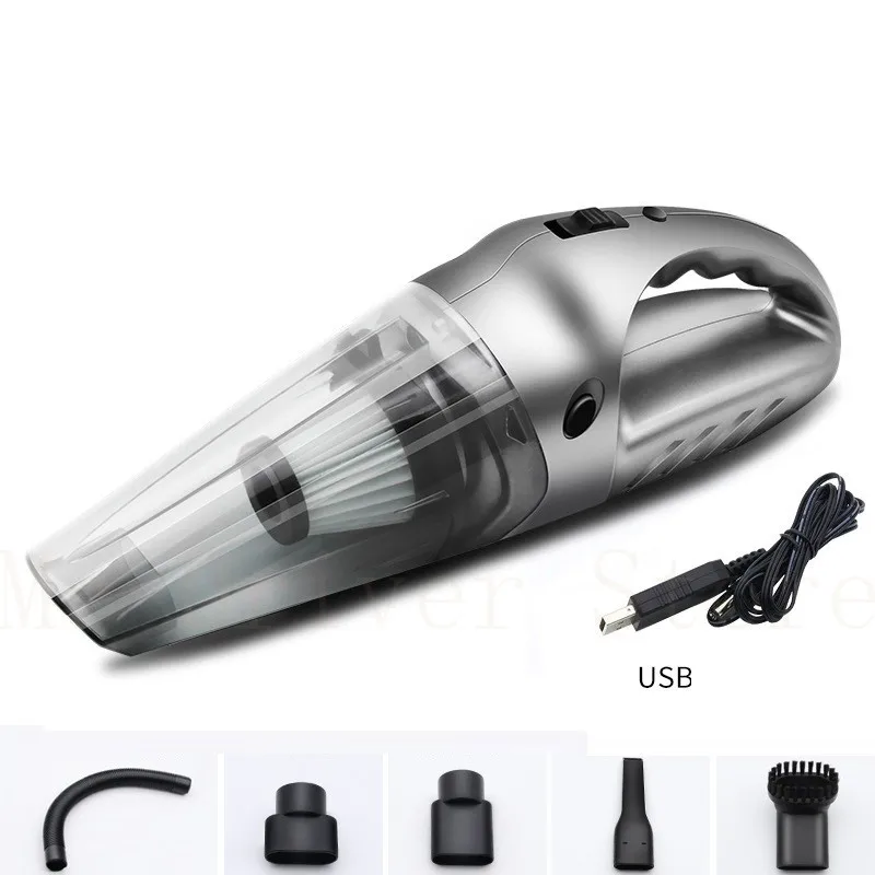 Car Vacuum Cleaner Wireless Handheld High Suction For Auto Home Wet Dry dual-use Cyclone Filter 12 V Mini Aspirador USB charging |