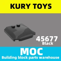 Kury Toys DIY MOC For 45677 100pcs Building block parts For Wedge 4 x 4 x 2/3 Triple Curved