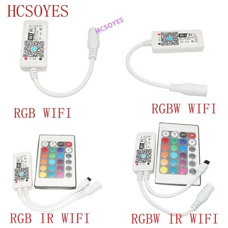 16 миллионов цветов управление музыкой Wifi RGB / RGBW светодиодный контроллер режим